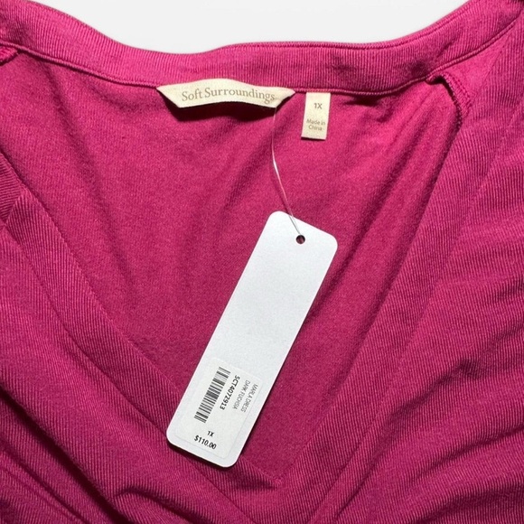 Soft Surrounding Women's Pink Marla Dress Size 1X - Picture 4 of 6